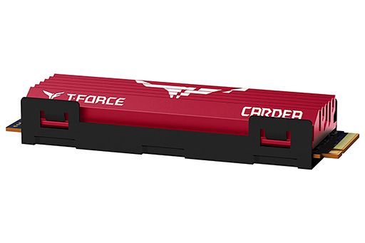 画像ギャラリー No.003のサムネイル画像 / Team GroupのNVMe対応M.2 SSDが発売。真っ赤なヒートシンクを装備した容量480GBモデルで価格は約3万9000円前後