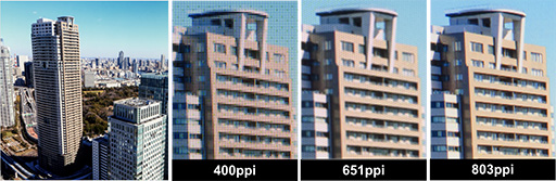 画像ギャラリー No.010のサムネイル画像 / JDI,画素密度約800ppiのVR HMD専用超高精細液晶パネルを発表。第2世代VR HMDは有機ELではなく液晶がメインに?