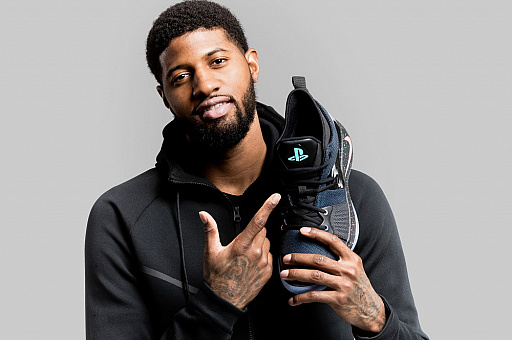 画像ギャラリー No.002のサムネイル画像 / PlayStation×NBAのPaul George選手がコラボしたNikeのスニーカーが数量限定発売