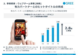 画像ギャラリー No.017のサムネイル画像 / グリーが「2013年度第4四半期決算説明会」を開催。「選択と集中」戦略を進め,減収減益からの反転攻勢を狙う