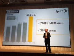 画像ギャラリー No.020のサムネイル画像 / ソフトバンクグループの2016年3月期決算説明会をレポート。孫 正義氏が9年振りに通期黒字反転した米SprintのV字回復を宣言