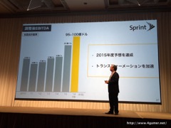 画像ギャラリー No.024のサムネイル画像 / ソフトバンクグループの2016年3月期決算説明会をレポート。孫 正義氏が9年振りに通期黒字反転した米SprintのV字回復を宣言