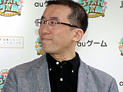 画像ギャラリー No.006のサムネイル画像 / スマホ向けリアルタイム3D対戦ゲーム「ハチャメチャ STARJAM」のイベントレポート。お笑いタレントの田村 淳さんと西尾季隆さんがタイムラグのない対戦プレイを体験