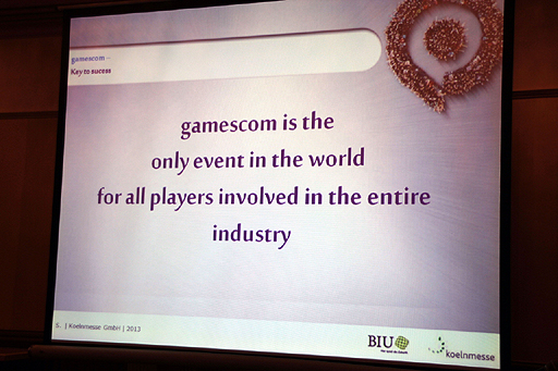 画像ギャラリー No.004のサムネイル画像 / 「Gamescom 2013」の記者発表会が開催。今回はビジネスエリアを強化し,より総合的かつ国際的なゲームイベントを目指す