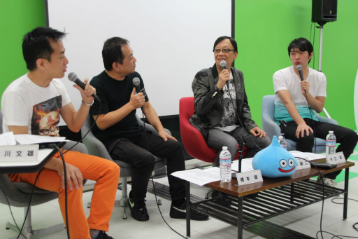 画像ギャラリー No.001のサムネイル画像 / 堀井雄二氏がゲームデザイナーとなったきっかけや,「ドラゴンクエスト」のゲーム作りを語る。「黒川塾(十弐)」聴講レポート