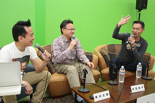 画像ギャラリー No.007のサムネイル画像 / ゲストは稲船敬二氏と吉田修平氏。「Mighty No.9」やPS4についてのトークを“当事者”達が展開した,「黒川塾(十四)」聴講レポート