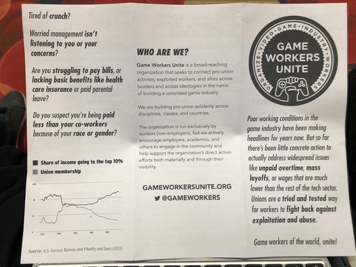 画像ギャラリー No.001のサムネイル画像 / 【Jerry Chu】ゲーム業界における労働組合の動き