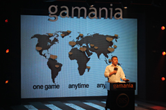 #005Υͥ/ޥ˥Ϥ뽸2011 Gamania Game Showסñȥॷ祦򳫺Ť䥰롼פκˤĤơCEOAlbert LiuʹƤߤ
