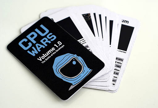 画像ギャラリー No.001のサムネイル画像 / CPUの性能を競うカードゲーム「CPU Wars」が発売中。Z80と6809はどちらが強いか,勝負だ