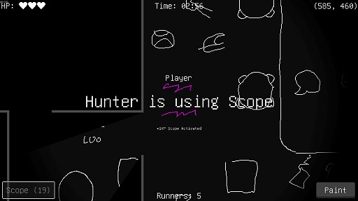 画像ギャラリー No.001のサムネイル画像 / 自分自身の姿を描き，風景に溶け込む。非対称型の落書き鬼ごっこゲーム「IIIIIIlI」，Steamストアページを公開