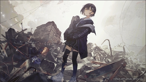 画像ギャラリー No.003のサムネイル画像 / “死ぬための宝”を探す少女と廃墟に隠された真実とは。ビジュアルノベル「鉄廻城砦の灰花」，12月18日に発売決定
