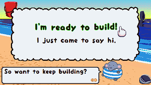 画像ギャラリー No.006のサムネイル画像 / 小さくてまあるいゾウさんと一緒に，砂のお城を作るパズルゲーム「Elfie: A Sand Plan」，デモ版を配信中