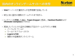 画像集#030のサムネイル/2009年版は「パフォーマンスに影響が出ないソフト」に。セキュリティソフト大手シマンテック,ゲームにフィーチャーしたセミナー開催