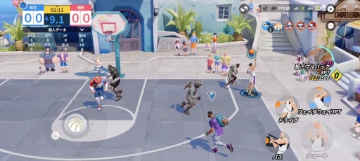 画像ギャラリー No.017のサムネイル画像 / NBAスター選手がその手で躍る。「NBAダンクシティ」はスマホでサクッと気軽にバスケの魅力を味わえる。日本展開に向けて着々と準備中