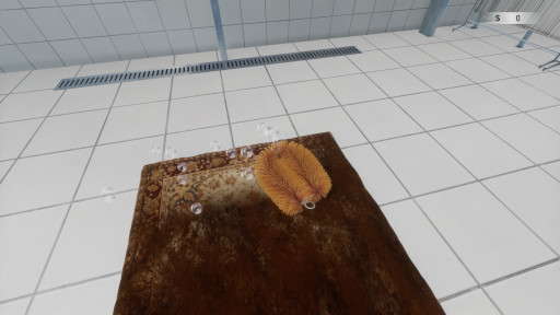 画像ギャラリー No.002のサムネイル画像 / インクリメンタル掃除シム「絨毯を洗うゲーム」，Steamストアページを公開。シンプルな作業における爽快感と成長要素を楽しめる