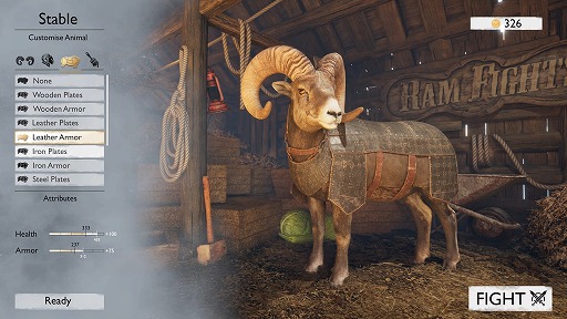 画像ギャラリー No.004のサムネイル画像 / 角をぶつけ合って最強を決めろ！ 動物たちの物理演算モリモリ系対戦アクション「Ram Fights」，Steamストアページを公開