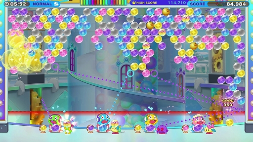 画像ギャラリー No.003のサムネイル画像 / 「パズルボブル エブリバブル!」のSteam版が配信開始。最大4人での協力プレイや対戦ができるシリーズ最新作