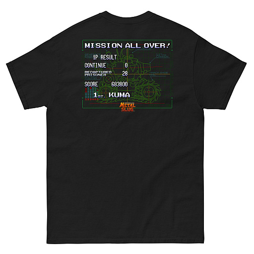 画像ギャラリー No.017のサムネイル画像 / 「メタルスラッグ」30周年記念グッズが海外で発表。復刻ポスターやパーカー，全面クリア時のリザルト画面をデザインしたTシャツといった変わり種も