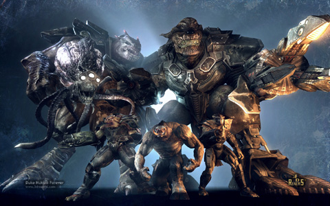 画像集#001のサムネイル/3D Realms,「Duke Nukem Forever」のモンスター壁紙を公開