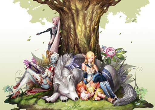 画像ギャラリー No.001のサムネイル画像 / 「リネージュ2」ライブサービス,新サーバー「アナキム」事前キャラクター作成イベントが開催