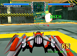 画像ギャラリー No.006のサムネイル画像 / ビークルに乗り込んで敵機との1対1の対戦で勝利を目指す。アーケードアーカイブス版「サイバーコマンド」，4月30日配信