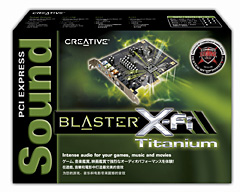画像集#015のサムネイル/Creative,PCIe版のX-Fiチップ搭載サウンドカード「Sound Blaster X-Fi Titanium」を国内発表。8月上旬より順次発売