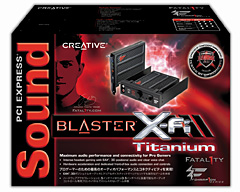 画像集#016のサムネイル/Creative,PCIe版のX-Fiチップ搭載サウンドカード「Sound Blaster X-Fi Titanium」を国内発表。8月上旬より順次発売
