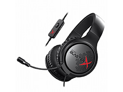 画像ギャラリー No.003のサムネイル画像 / Creative,ゲーマー向け新ブランド「Sound BlasterX」を立ち上げ。第1弾となるヘッドセット2製品は11月に国内発売予定
