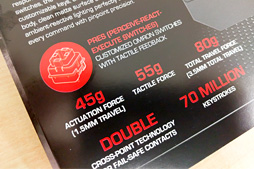 画像ギャラリー No.004のサムネイル画像 / Creative,オムロン製メカニカルキースイッチ採用のゲーマー向けキーボードを予告。Logicool Gを意識?