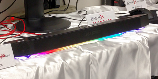 画像ギャラリー No.014のサムネイル画像 / Creative,同社初のゲーマー向けサウンドバー「Sound BlasterX Katana」を国内発表。2.1chスピーカーセット「Kratos」2モデルも