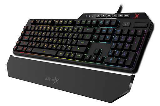 画像ギャラリー No.003のサムネイル画像 / Sound BlasterXシリーズ初のゲーマー向けキーボード&マウスが国内発売決定。キーボードはオムロン製キースイッチ搭載