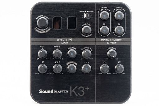 Sound Blaster K3+」レビュー。「ほぼミキサー」な見た目のUSB