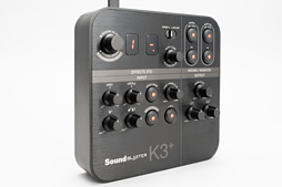 画像集 No.047のサムネイル画像 / 「Sound Blaster K3＋」レビュー。「ほぼミキサー」な見た目のUSBサウンドデバイスはゲーム配信に使えるのか