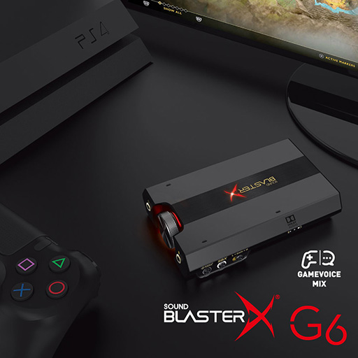 Sound Blasterx G6 が新ファームウェアでgamevoice Mixに対応