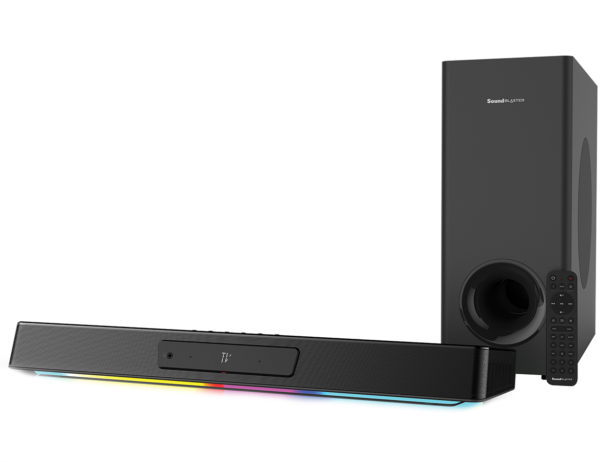Creative,ゲーマー向けサウンドバー「Katana V2」を国内発売
