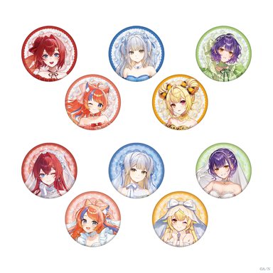 画像ギャラリー No.009のサムネイル画像 / ジューンブライドをテーマに,にじさんじライバー10人がブライダル衣装をまとう「Luminous Marriage」が6月1日18時発売