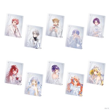 画像ギャラリー No.011のサムネイル画像 / ジューンブライドをテーマに,にじさんじライバー10人がブライダル衣装をまとう「Luminous Marriage」が6月1日18時発売