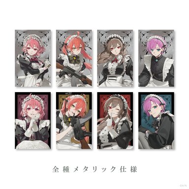 画像ギャラリー No.004のサムネイル画像 / にじさんじライバーが武装メイド&武装執事に。新グッズ「SILENT SERVANTS」が10月28日発売