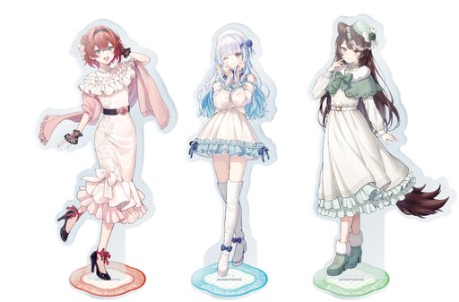 画像ギャラリー No.004のサムネイル画像 / にじさんじ「さんばか」が可憐なお嬢様コーデをまとう新グッズ「SANBAKA Palais de Rose」が10月30日発売