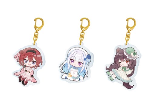 画像ギャラリー No.005のサムネイル画像 / にじさんじ「さんばか」が可憐なお嬢様コーデをまとう新グッズ「SANBAKA Palais de Rose」が10月30日発売