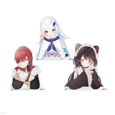画像ギャラリー No.009のサムネイル画像 / にじさんじ「さんばか」が可憐なお嬢様コーデをまとう新グッズ「SANBAKA Palais de Rose」が10月30日発売