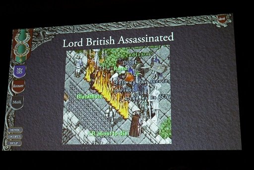画像集 No.022のサムネイル画像 / ［GDC 2018］王の死を以って，ゲームはプレイヤーのものになった。リチャード・ギャリオット氏達が語る「Ultima Online」のポストモーテム