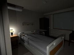 誰もいない病院で“なにか”の気配を感じる。探索型ホラーゲーム「からかばね -Hollow Remains-」，Steamストアページを公開