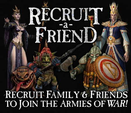 画像集#003のサムネイル/「Warhammer Online」,友人を誘うとペットやアイテムがもらえるキャンペーンを開始