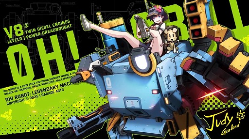 画像ギャラリー No.007のサムネイル画像 / ロボアニメ愛あふれる美少女メカSTG「Oh! Robot: Legendary Mechanic」,体験版の配信をSteamで開始。開発を手掛けるのは韓国の元漫画家