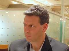 画像集#011のサムネイル/韓国に行く寸前のTurbine社長をちょっとつかまえてみた――ワールドワイドな「LotRO」の現状とこれから