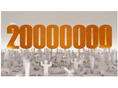 「めっちゃカメレオン」，発売から2か月で売上が2000万本を達成。ポストにはお礼の言葉とともに，謎の文字列も