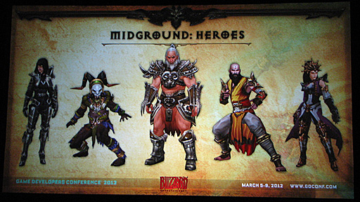 画像集#010のサムネイル/［GDC 2012］「Diablo III」のマップ，キャラクターやモンスターは，このようにして作られた。Blizzard Entertainmentがゲームアートの講演を実施