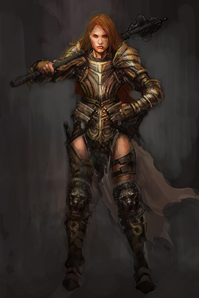 画像集#004のサムネイル/「Diablo III: Reaper of Souls」で追加される新クラス「Crusader（クルセイダー）」の詳細が公開。既存の5クラスの追加スキルも明らかに