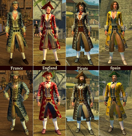 画像集#001のサムネイル/「Pirates of the Burning Sea」,1周年記念コートを全プレイヤーに進呈